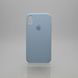 Чехол накладка Silicon Case для iPhone X / iPhone XS 5,8" Gently Blue Copy