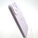 Силиконовый чехол накладка Silicon Case Full Camera для iPhone 14 Pro Max Light Purple
