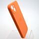Силіконовий чохол накладка Silicon Case Full Camera для iPhone 15 Golden Orange