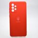 Чехол с патриотическим принтом Silicone Case Print Тризуб для Samsung A52/A52s Galaxy A525/A528 Red/Красный