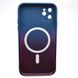 Чехол накладка с MagSafe Bright Case для Apple iPhone 11 Plum-Blue