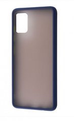 Чохол з напівпрозорою задньою кришкою Matte Color Case TPU для Samsung Galaxy A41 (A415 2020) Blue