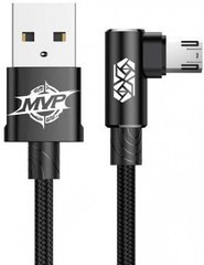 Кабель угловой Baseus MVP Elbow Type Cable USB For Micro 1.5A 2M Black (CAMMVP-B01)