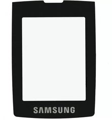 Стекло для телефона Samsung D900 black (C)