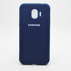 Матовый чехол New Silicon Cover для Samsung J250 Galaxy J2 (2018)/J2 Pro (2018) Blue Copy