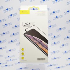 Защитное стекло Baseus Full-screen с сеточкой спикера для iPhone X/iPhone XS/iPhone 11 Pro Black