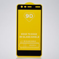 Захисне скло Full Screen Full Glue 2.5D для Nokia 2 (0.33mm) Black тех. пакет