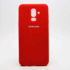 Матовый чехол New Silicon Cover для Samsung J810 Galaxy J8 (2018) Red Copy