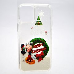 Чехол с новогодним рисунком (принтом) Merry Christmas Snow для Apple iPhone 12 Mini Christmas Wreath