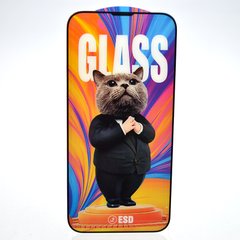 Защитное стекло Mr.Cat Anti-Static для Apple iPhone 13/iPhone 13 Pro/iPhone 14 Black