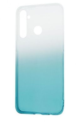 Чохол градієнт Gradient Design для Realme 5 Pro (Realme Q) White-Turquoise