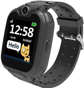 Смарт часы детские  GPS Canyon Kids Sandy KW-31 Black
