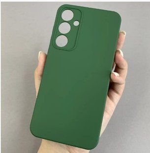 Чохол накладка Silicon Case Full Camera Galaxy A55 Samsung A556 Dark Green, Темно-зелений