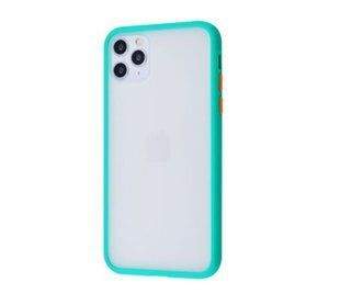 Чохол з напівпрозорою задньою кришкою Matte Color Case TPU для iPhone 11 Pro Max 6.5" Light Green