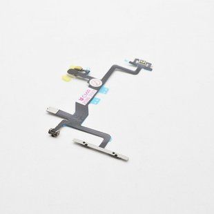 Шлейф для iPhone 6S з кнопкою on/off, мікрофоном та кнопкою гучності Original TW