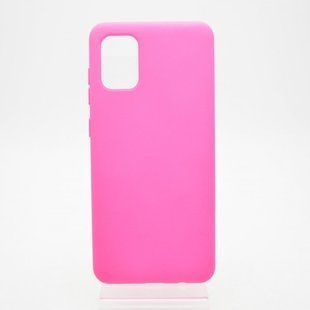 Чохол матовий Silicon Case Full Protective для Samsung A31 2019 Hot-Pink