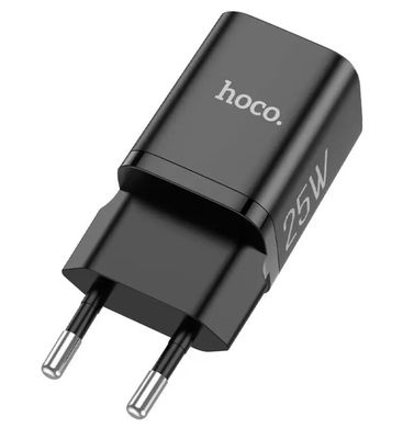 Мережевий зарядний пристрій Hoco N19 Rigorous 1Type-C 25W Black