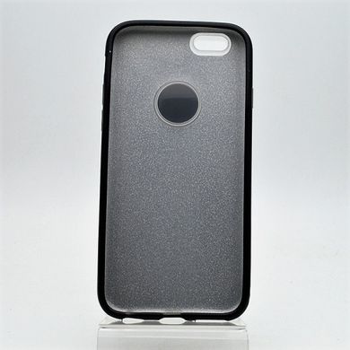 Чехол силиконовый с блестками TWINS для iPhone 6 Black