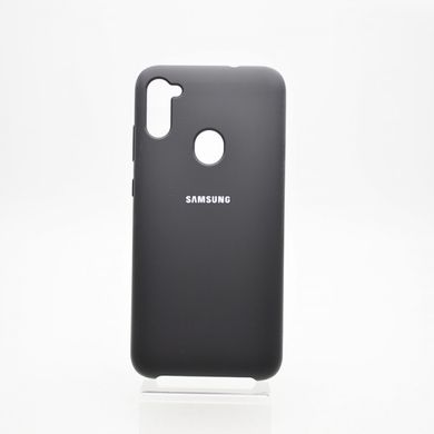 Чохол накладка Silicon Cover для Samsung A115/M115 Galaxy A11/M11 Black