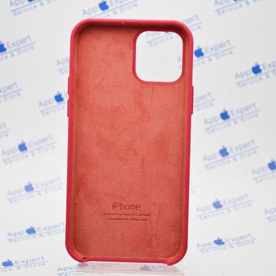 Чохол накладка Silicon Case для iPhone 12/12 Pro Rose red
