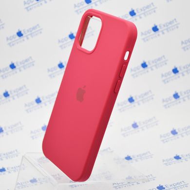 Чехол накладка Silicon Case для iPhone 12/12 Pro Rose red