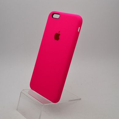 Чехол накладка Silicon Case для iPhone 6 Plus/6S Plus Neon Pink (C)