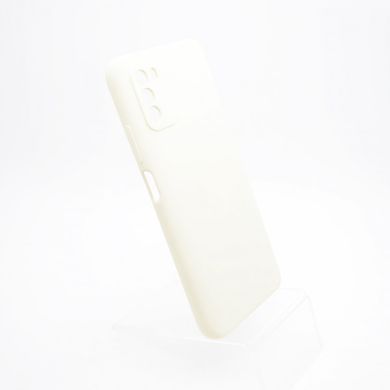 Чехол накладка Full Silicon Cover для Xiaomi Poco M3 White