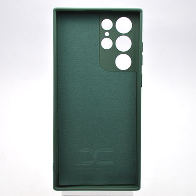 Чохол накладка Silicon Case Full Camera для Samsung G908 Samsung S22 Ultra Dark Green