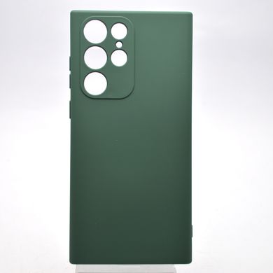 Чохол накладка Silicon Case Full Camera для Samsung G908 Samsung S22 Ultra Dark Green