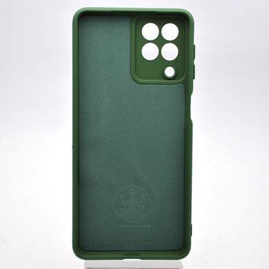 Силіконовий чохол накладка Silicon Case Full Camera Lakshmi для Samsung M53 Galaxy M536 Dark Green/Темно-зелений