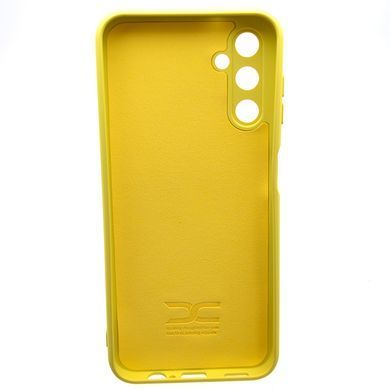 Чехол накладка Silicon Case Full Cover для Samsung A14 Galaxy A145 Lemon