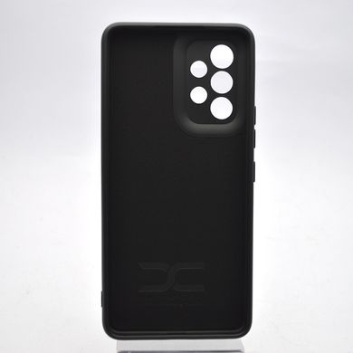 Чехол с патриотическим принтом Silicone Case Print Тризуб для Samsung A53 Galaxy A536 Black/Черный