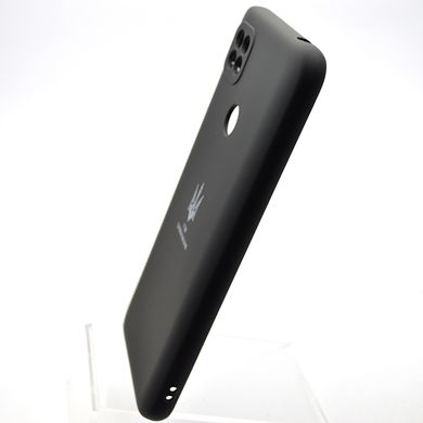 Чохол з патріотичним принтом Silicon Case Print Тризуб для Xiaomi Redmi 9C/Redmi 10A Black