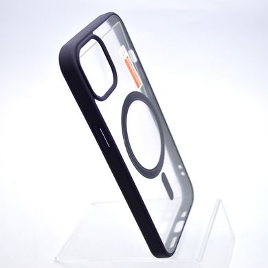 Чехол накладка с MagSafe Clear Case Magnetic для Apple iPhone 13 Dark Purple
