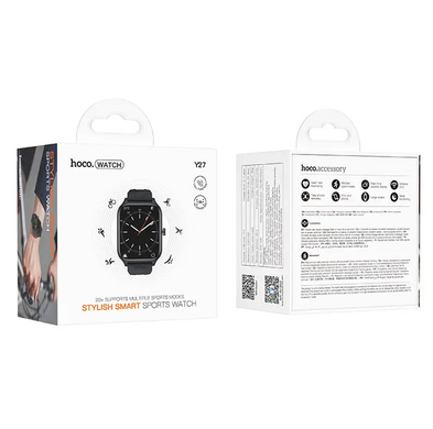 Смарт часы Hoco Smart Watch Y27 Smart sports watch (call version) Black