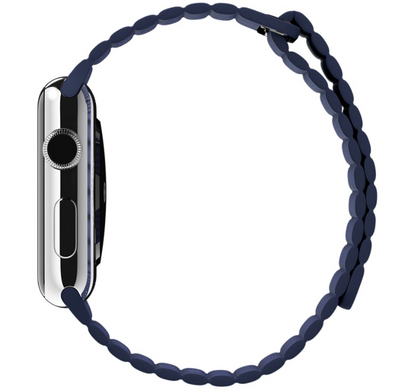 Ремешок для iWatch Leather Loop 42mm/44mm Dark Blue/Темно-синий