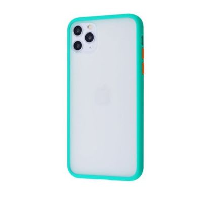 Чехол с полупрозрачной задней крышкой Matte Color Case TPU для iPhone 11 Pro Max 6.5" Light Green