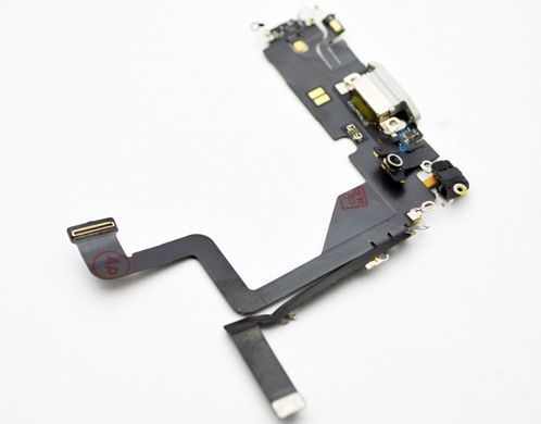 Шлейф Apple iPhone 14 Pro з роз'ємом живлення Silver Original