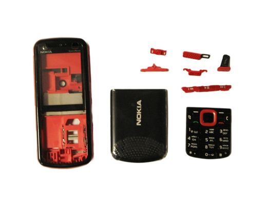 Корпус для телефону Nokia 5320 Red HC