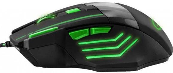Мышь проводная игровая Esperanza MX201 Wolf Green