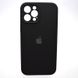 Силиконовый чехол накладка Silicon Case Full Camera для iPhone 12 Pro Max Black