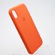 Чехол накладка Silicon Case для iPhone Xr New Apricol/Темно-оранжевый