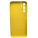 Чехол накладка Silicon Case Full Cover для Samsung A14 Galaxy A145 Lemon
