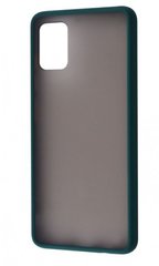 Чохол з напівпрозорою задньою кришкою Matte Color Case TPU для Samsung Galaxy A41 (A415 2020) Green