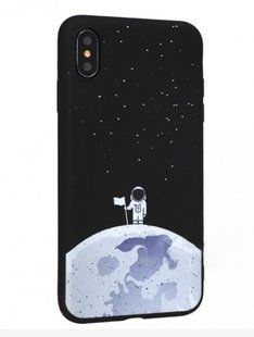 Чохол з малюнком (принтом) Bright Style Matte Silicone Case для iPhone X/Xs 5.8" Cosmo