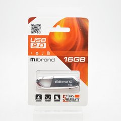 Флеш-драйв Mibrand Aligator 16GB USB 2.0 Grey