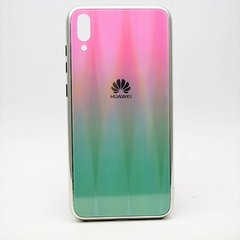 Чехол градиент хамелеон Silicon Crystal for Huawei Y7 2019 / Y7 Prime 2019 Pink-Blue