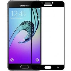 Защитное стекло Silk Screen для Samsung A310 Galaxy A3 (2016) (0.33mm) Black тех. пакет