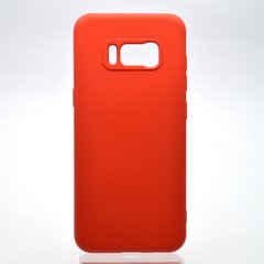 Чехол накладка Silicon Case Full Camera для Samsung G950 Galaxy S8 Red