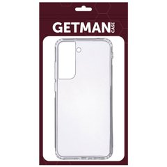 Силиконовый прозрачный чехол накладка TPU Getman для Samsung G990 Galaxy S21 FE Transparent/Прозрачный